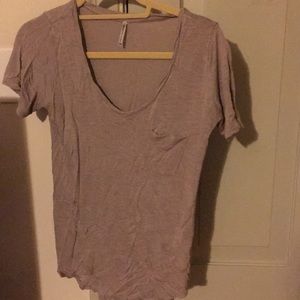 Gray Pocket Tee